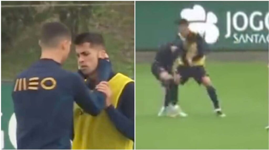 How Ronaldo And Cancelo Fight Started