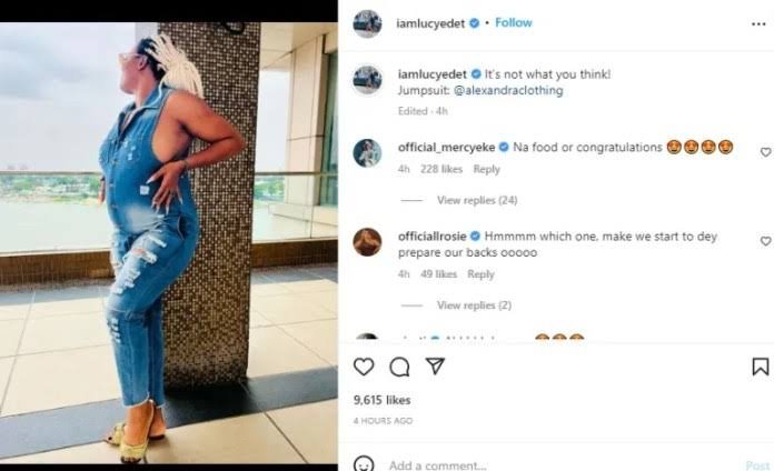 Single Ex-Bbnaija Season 5 Female Housemate Cause Trouble With Her Pregnant Picture