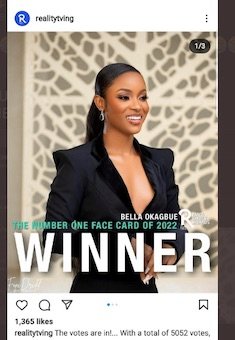 Bbnaija S7: A Shame To Beauty As Bella Emerged Winner In Their New Competition