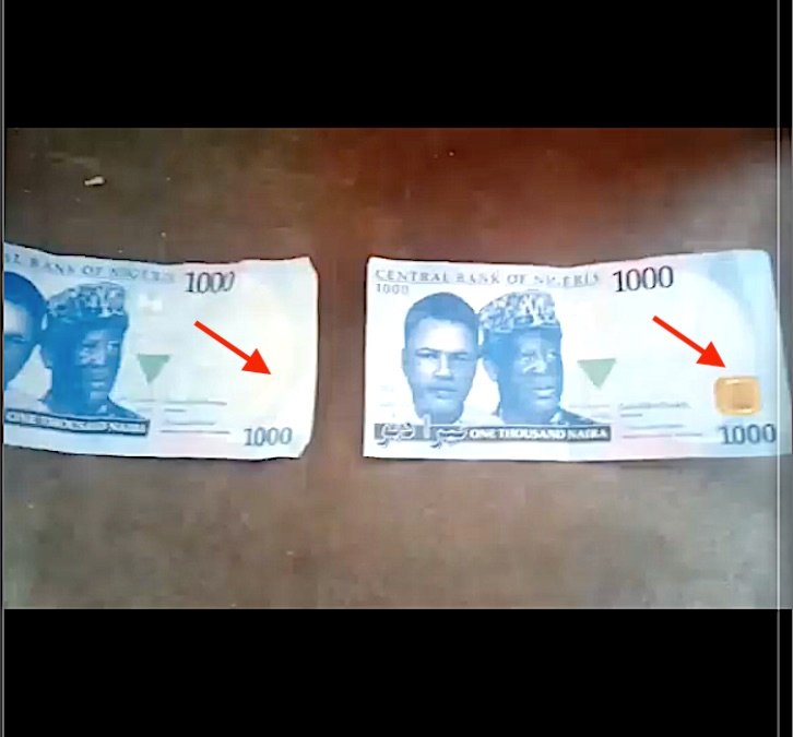 Beware! Fake Redesigned Naira Notes Now In Your Area