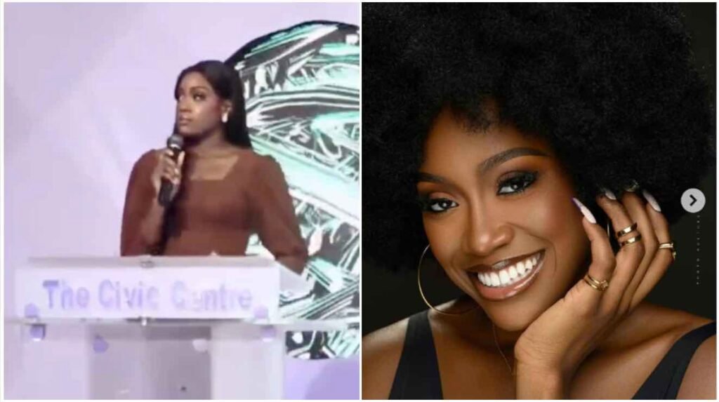 Former Bbnaija Season 7 Housemate Daniella Melts Hearts With Her Spoken Word Presentation As She Delivered A Wonderful Poem About Women. It Is The First Time She Is Seen Outside In A Long