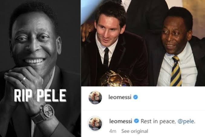 Pele'S Death: Messi, Cr7, Neymar Tops List Of Players Paying Tribute