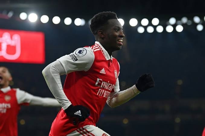 Nketiah Scores Two To Ensure Arsenal Title Hope Remains On Fire
