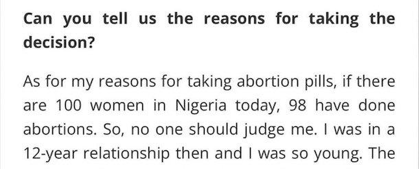 If They Are 100 Women In Nigeria, 98 Have Committed Abortion, Don'T Judge Me, Phyna Brags