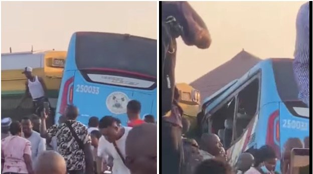 Blood Bath In Lagos As Train Ran Into A Brt Bus