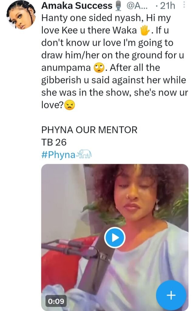 Bbnaija S1: Phyna'S Phynation Attacks Toke Makinwa