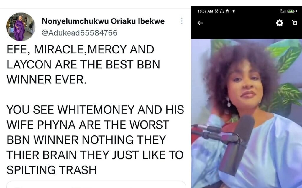 Bbnaija: How Whitemoney'S Podcast Rants Dragged Phyna In The Mud, As Amaka Defends Her Friend