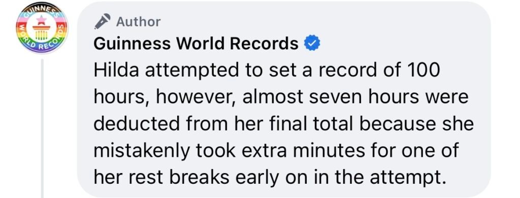 The True Reason Why Guinness World Records Deducted 7Hrs From Hilda Baci'S Time