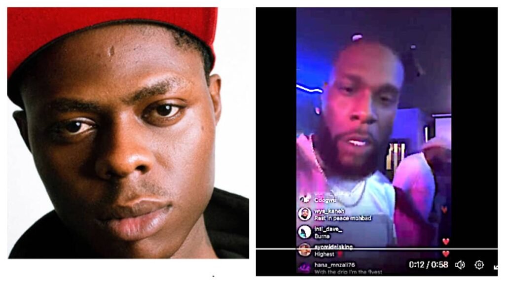 Burna Boy Devastated As He Learns Of Mohbad'S Death During Instagram Live Session