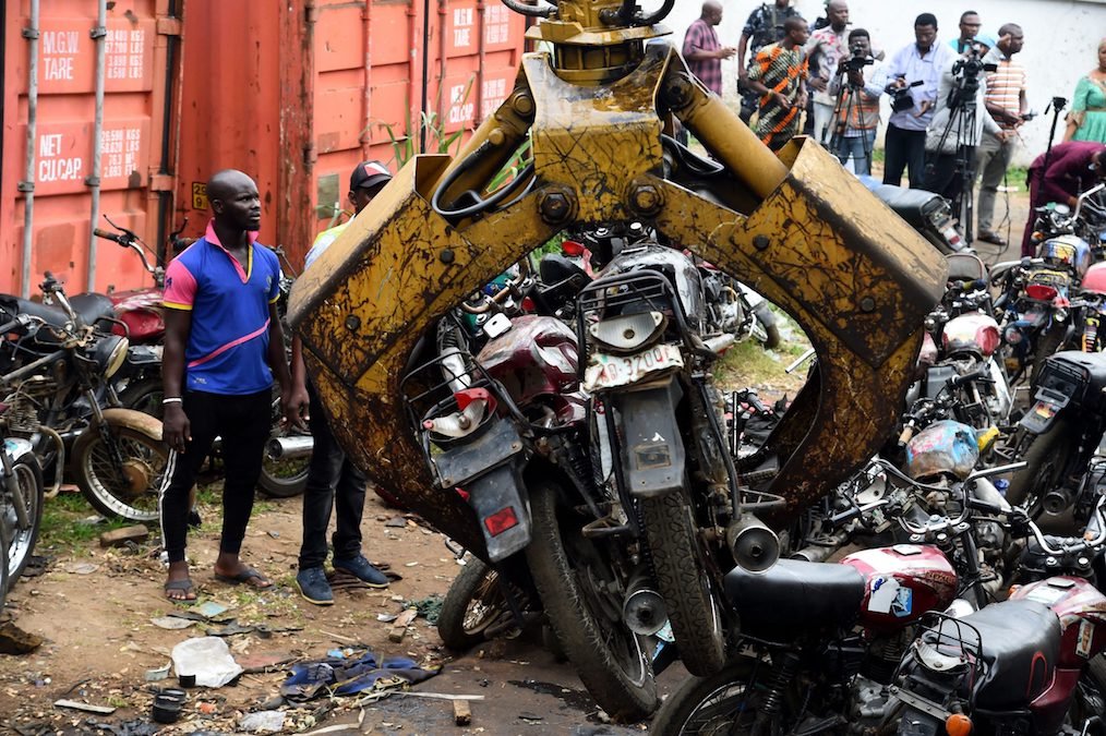 How Lagos State Government Punished Disobedient Okada Riders