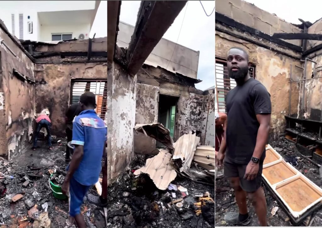AY Comedian Reveals Culprits Who Burnt Down His House