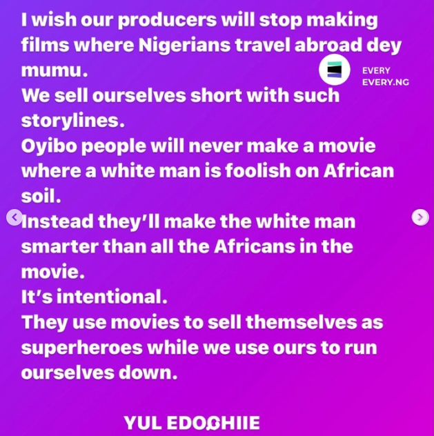 Yul Edochie Blasts Nollywood Actors Over Grievous Offence