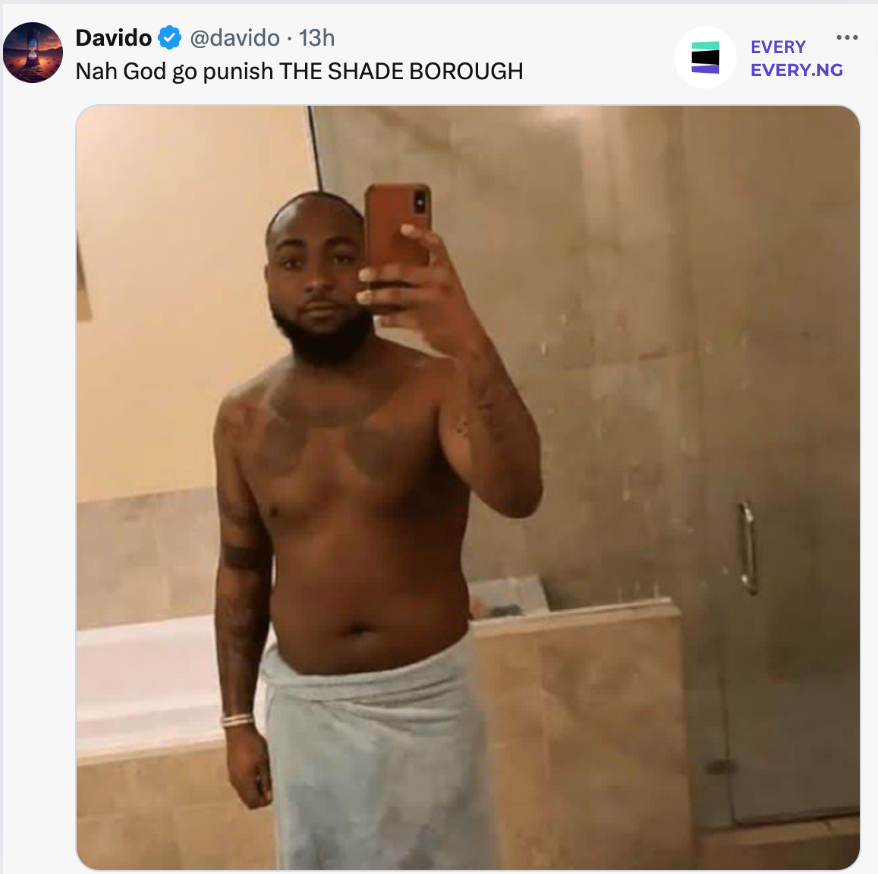 Davido Reacts To His Leaked Risque N@Ked Pictures