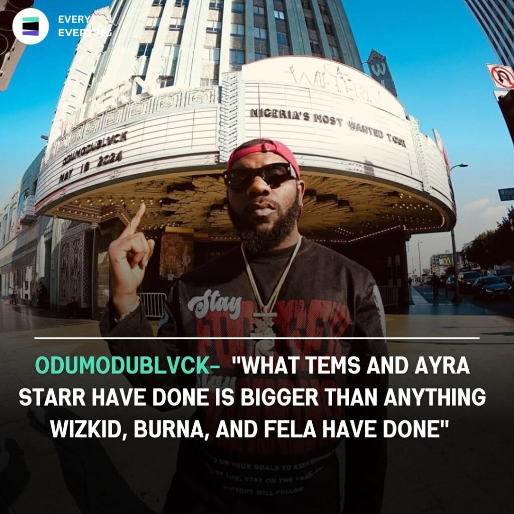 Odumodublvck Speaks Against Fela, Wizkid &Amp; Burna Boy, Reveals Reasons