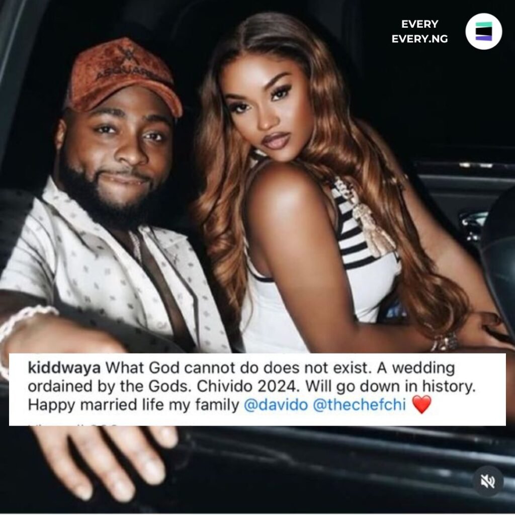 #Chivido2024 : Shocking Reason Why Bbnaija Kiddwaya Did Not Attend Friend, Davido’s Wedding