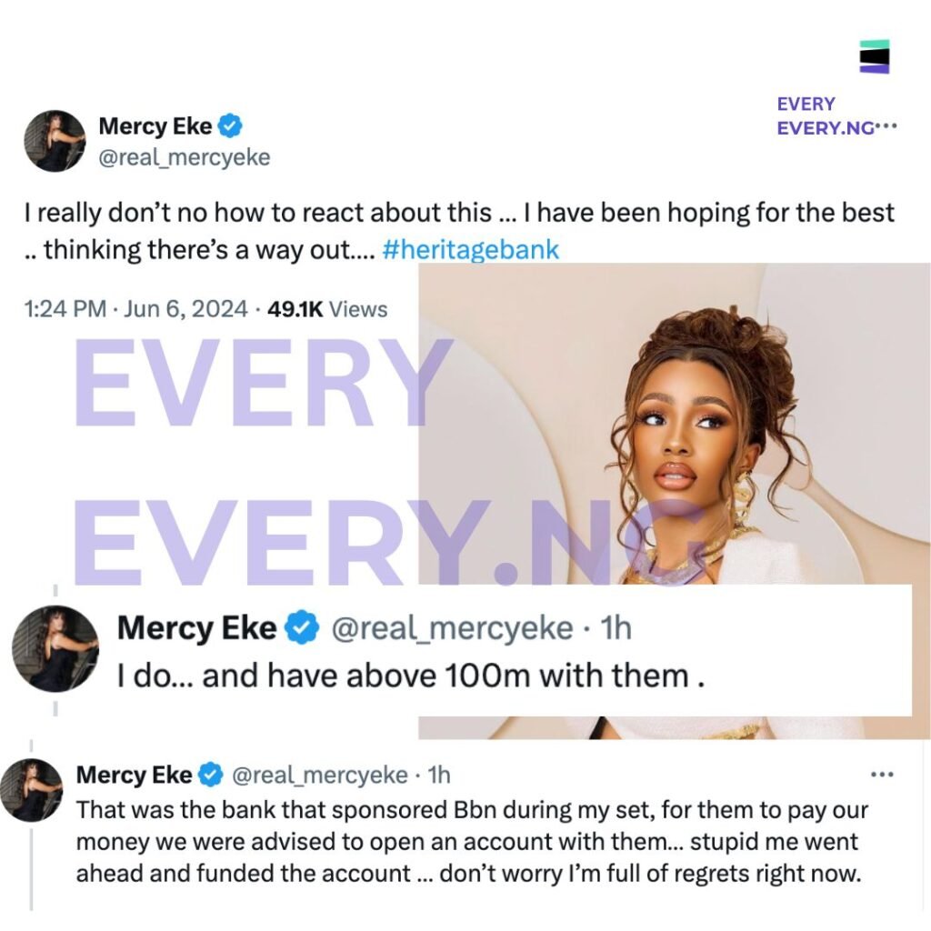 “I Really Don’t Know How To React To This … Mercy Eke - Bbnaija