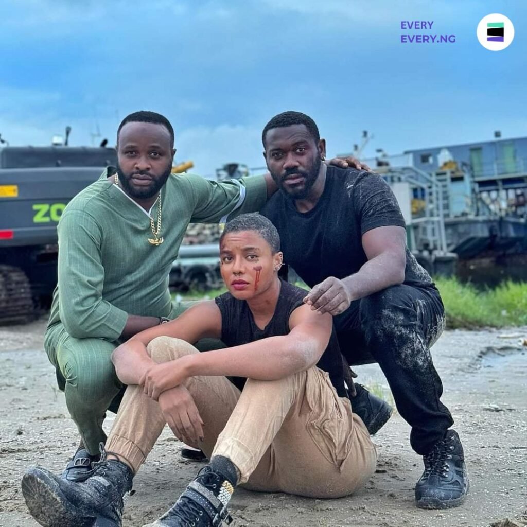 Explosive New Movie: Nancy Isime’s Hijab Disguise In Thrilling Bank Robbery Scene!