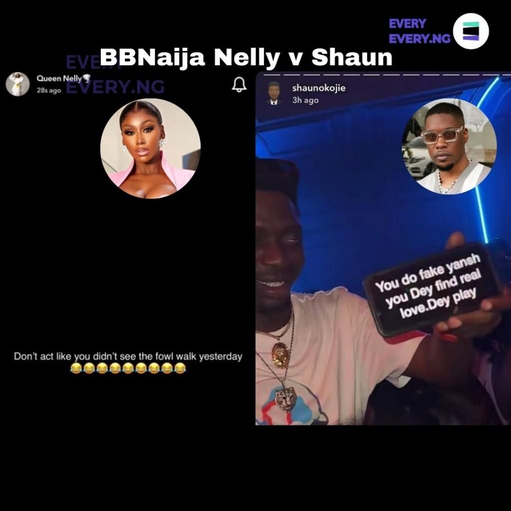 Bbnaija Season 9: Nelly And Shaun’s Feud Heats Up As Shaun Finally To Clapbacks!