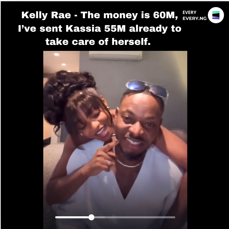 (Video) Bbnaija Season 9 Winner Kellyrae Stuns Fans, Gifts Wife Kassia 55 Million Naira From His 60 Million Prize