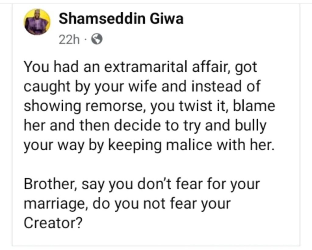 “Do You Fear God,” Nigerian Man Questions His Gender After This