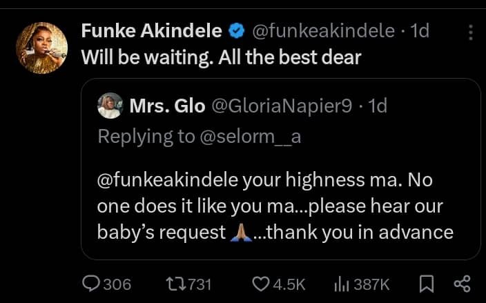 Funke Akindele Welcomes Wanni To Her Movie Production Team