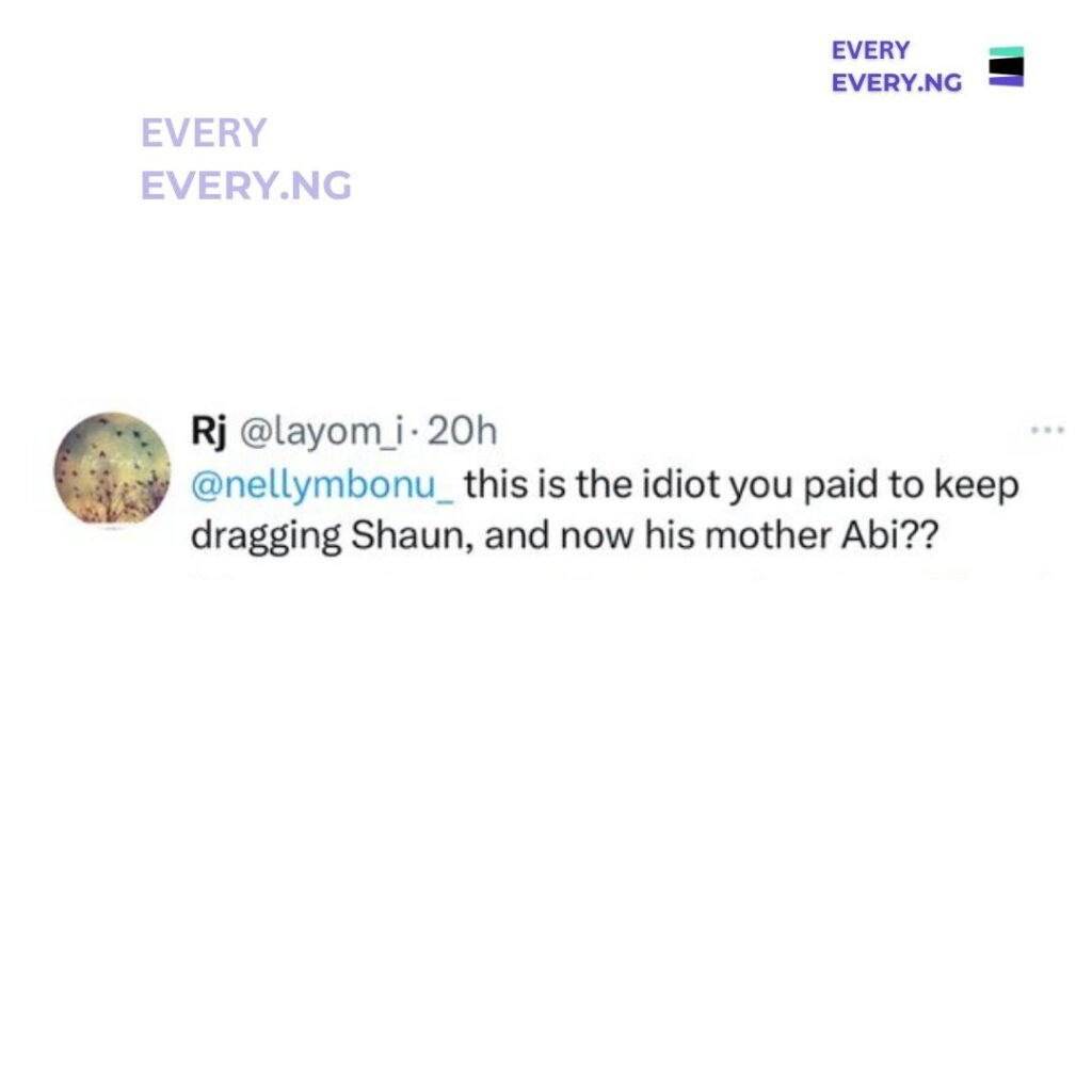 Bbnaija Season 9: Fans Accuse Nelly Mbonu Of Sponsoring Blog’s Attacks On Shaun And His Family