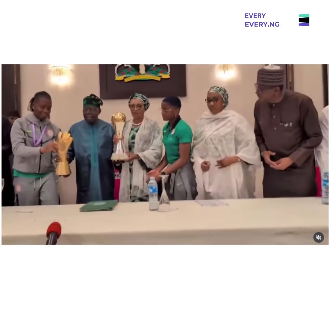 Royal Reception: Super Falcons Stars Present Historic WAFCON Trophy To ...