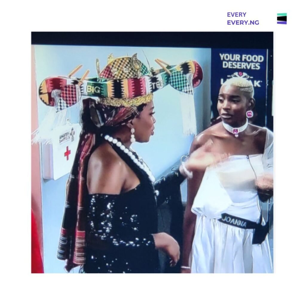 Bbnaija S10: Thelma Lawson Stuns In Timeless Kalabari Look At Live Show