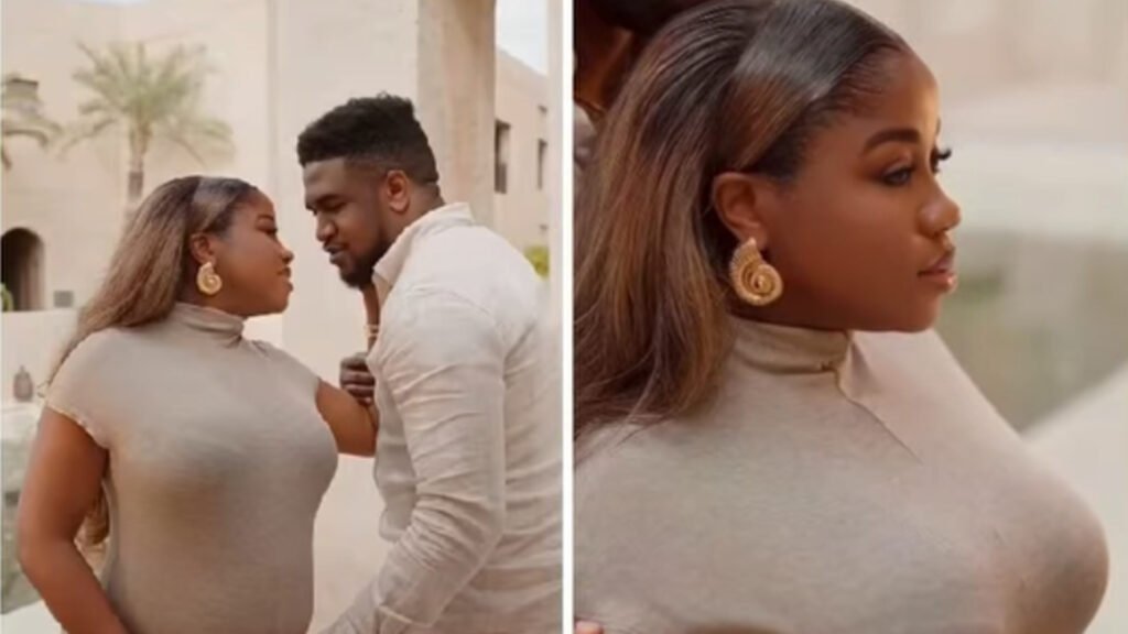 “And Two Shall Become Three” Veekee James Confirms Pregnancy, Debuts Baby Bump With Husband